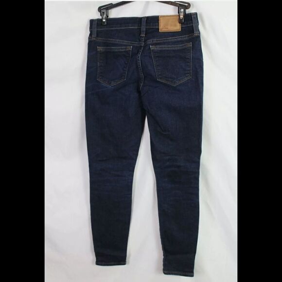 J Crew Toothpick Skinny Denim Jeans Pants Ankle Blue Women's Size 27. - Picture 2 of 6